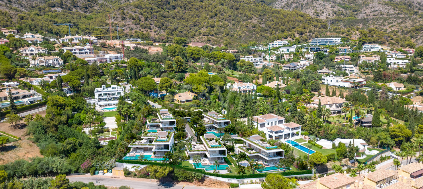 Proyecto de 5 villas vanguardistas en Cascada de Camoján