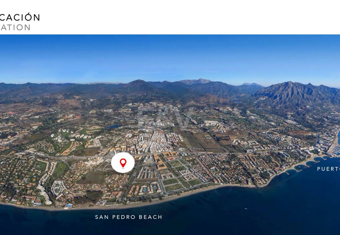 Magnifique appartement de coin à San Pedro Beach dans le Luxueux développement hors plan