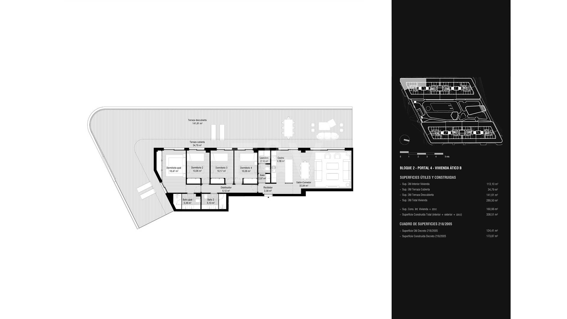 Off-plan 4 sovrum Penthouse på San Pedro Beach med rymlig terrass