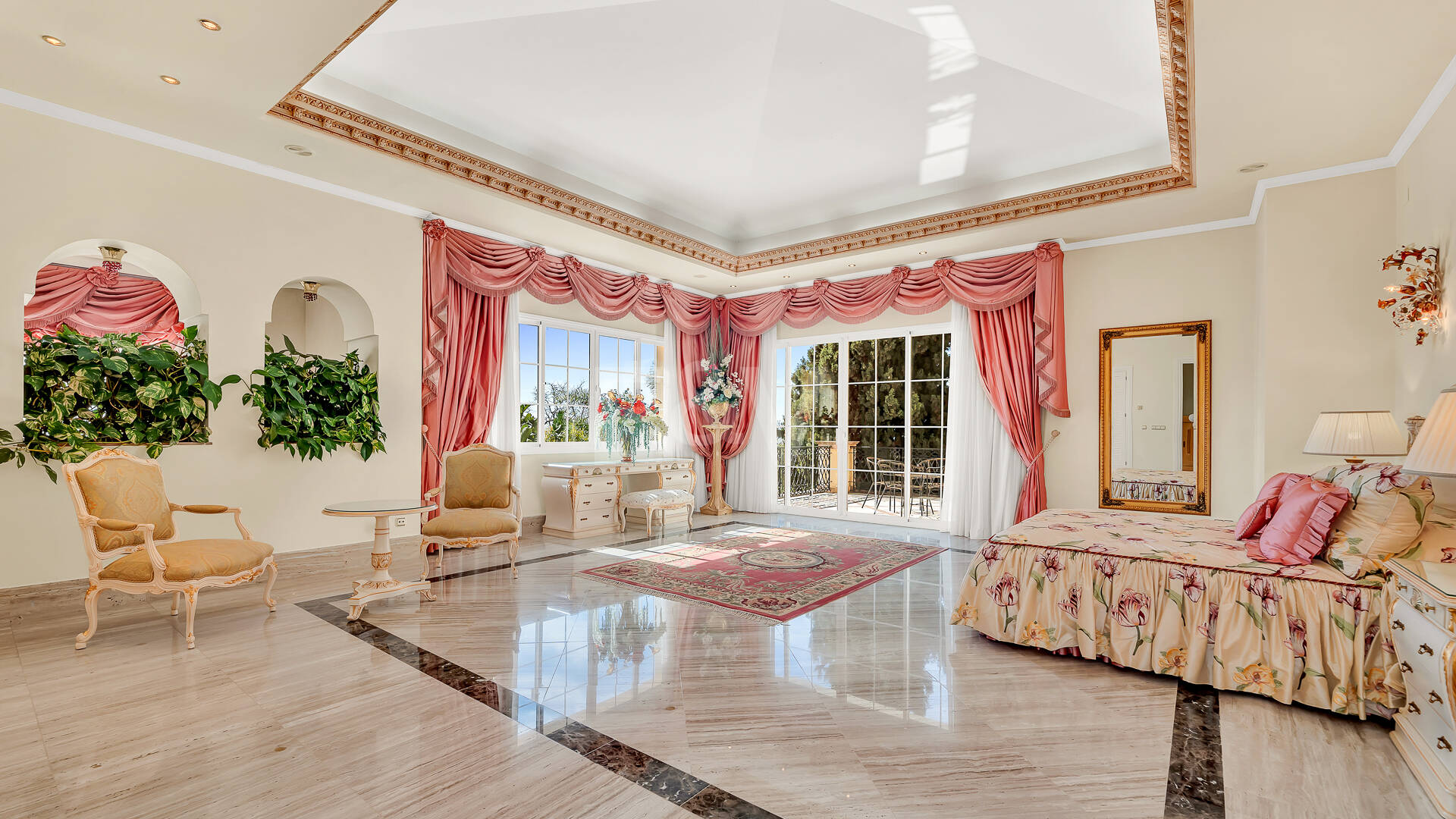 En flykting av lyx med medelhavselegans