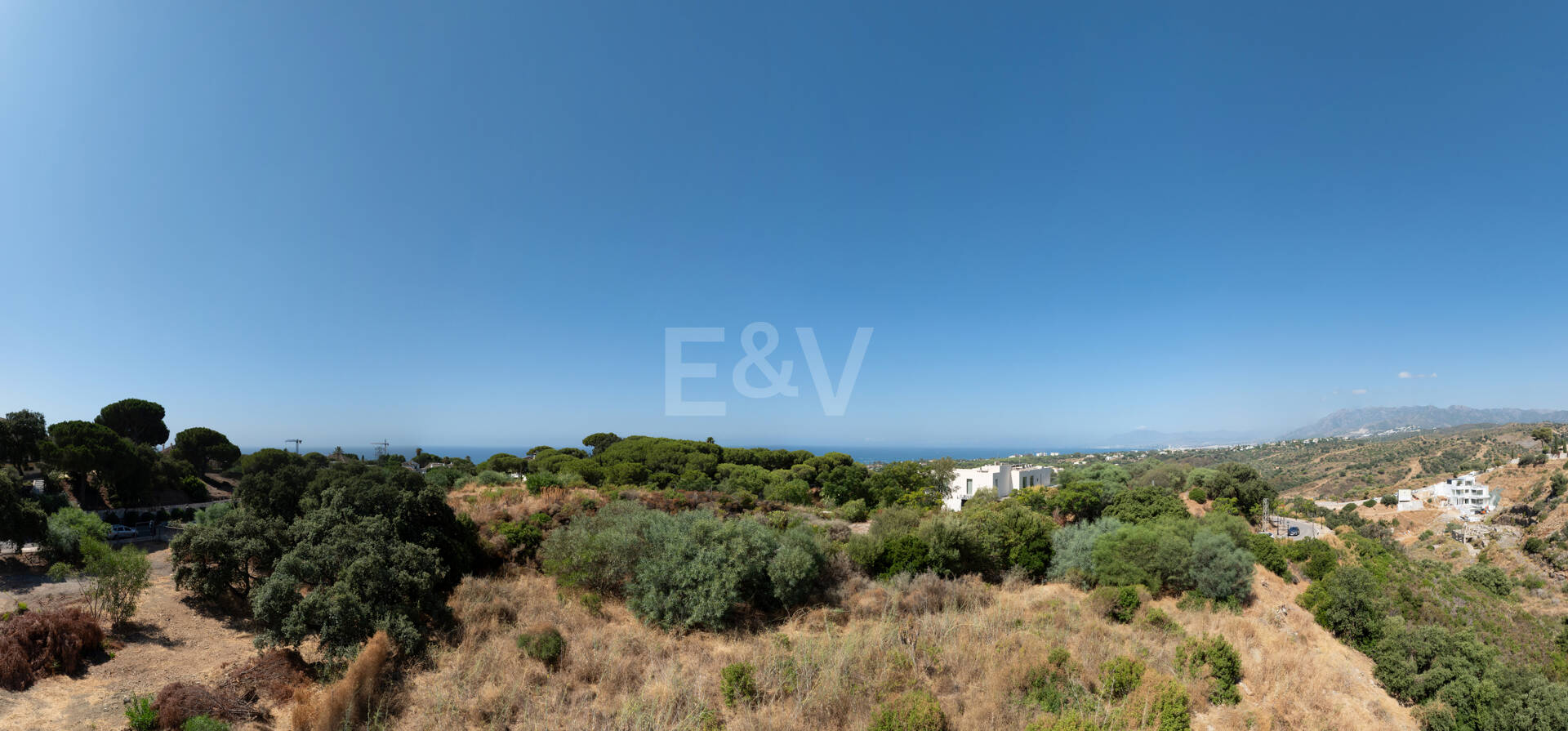 Plot in a Prime Location with Project for Modern Villa with Sea View