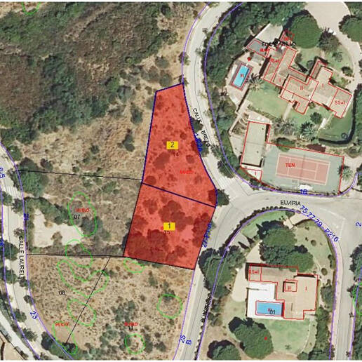 Plot in a Prime Location with Project for Modern Villa with Sea View