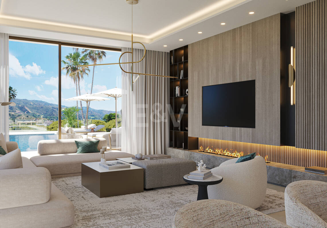 Emplacement privilégié avec projet de villa moderne avec vue sur la mer