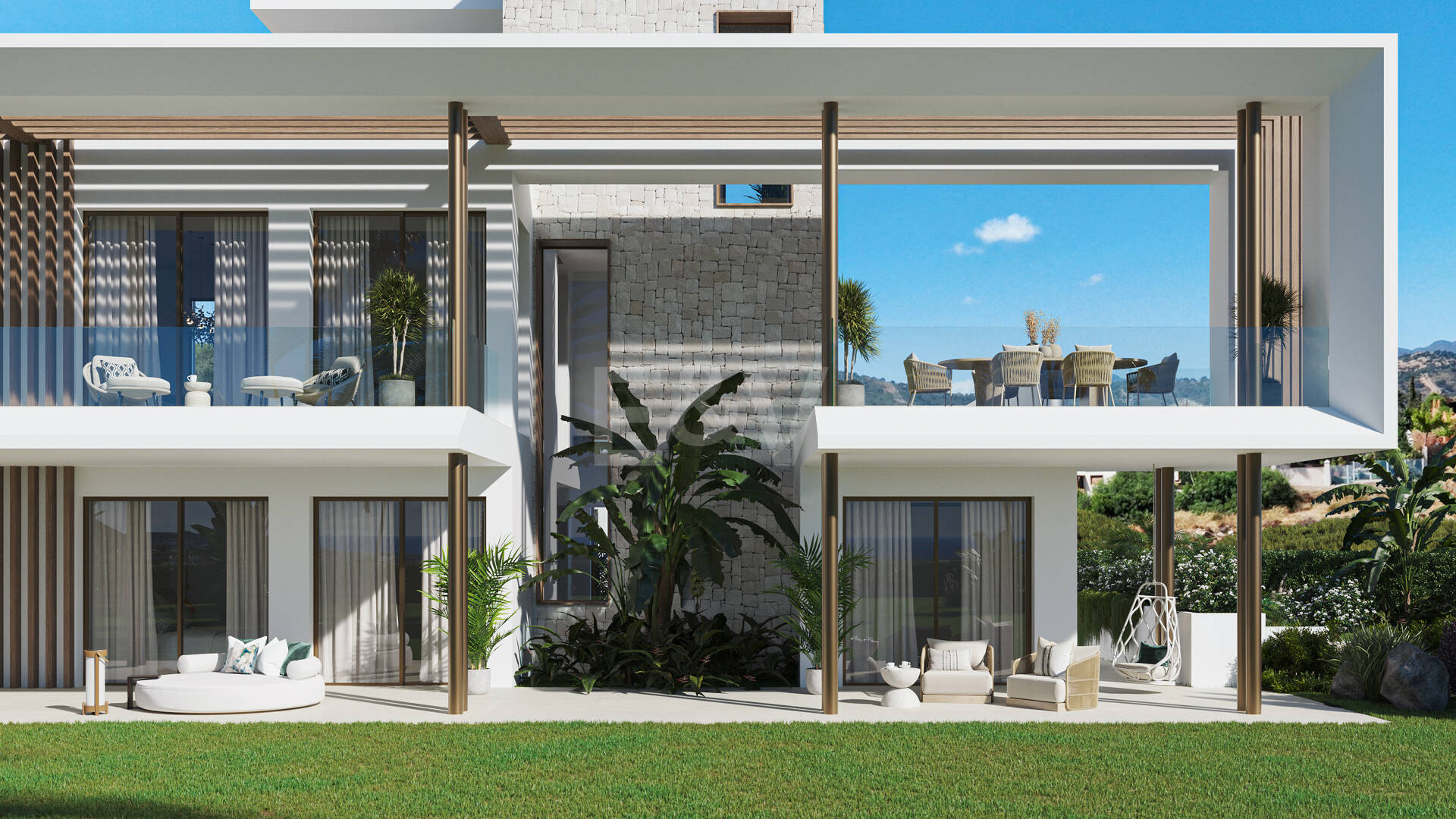 Plot in a Prime Location with Project for Modern Villa with Sea View