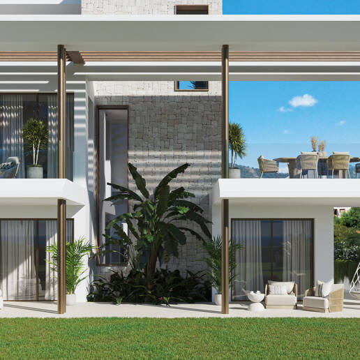 Plot in a Prime Location with Project for Modern Villa with Sea View