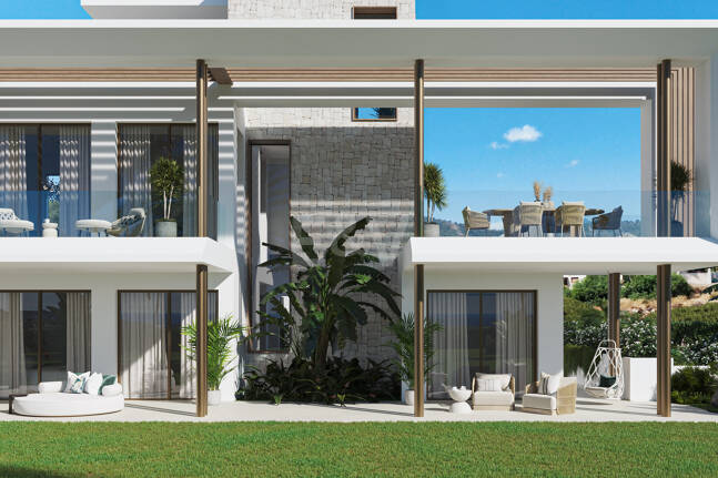 Plot in a Prime Location with Project for Modern Villa with Sea View