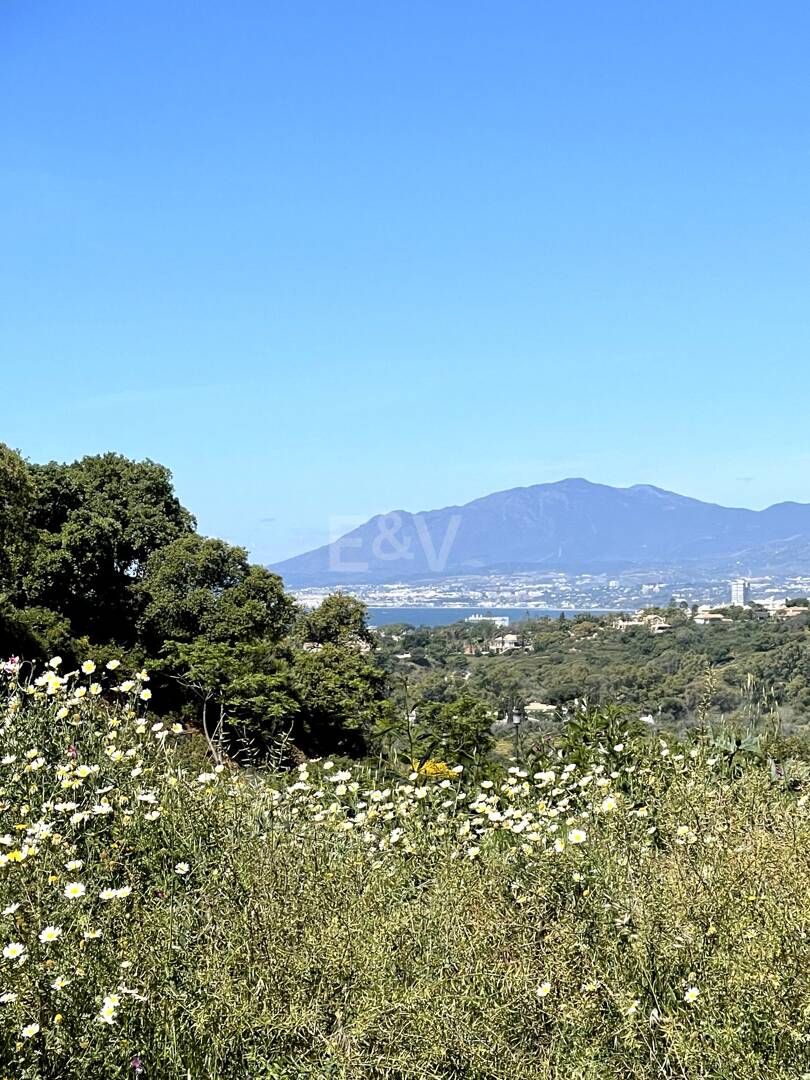 Plot in a Prime Location with Project for Modern Villa with Sea View