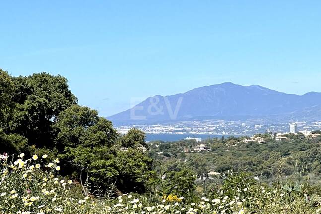 Plot in a Prime Location with Project for Modern Villa with Sea View