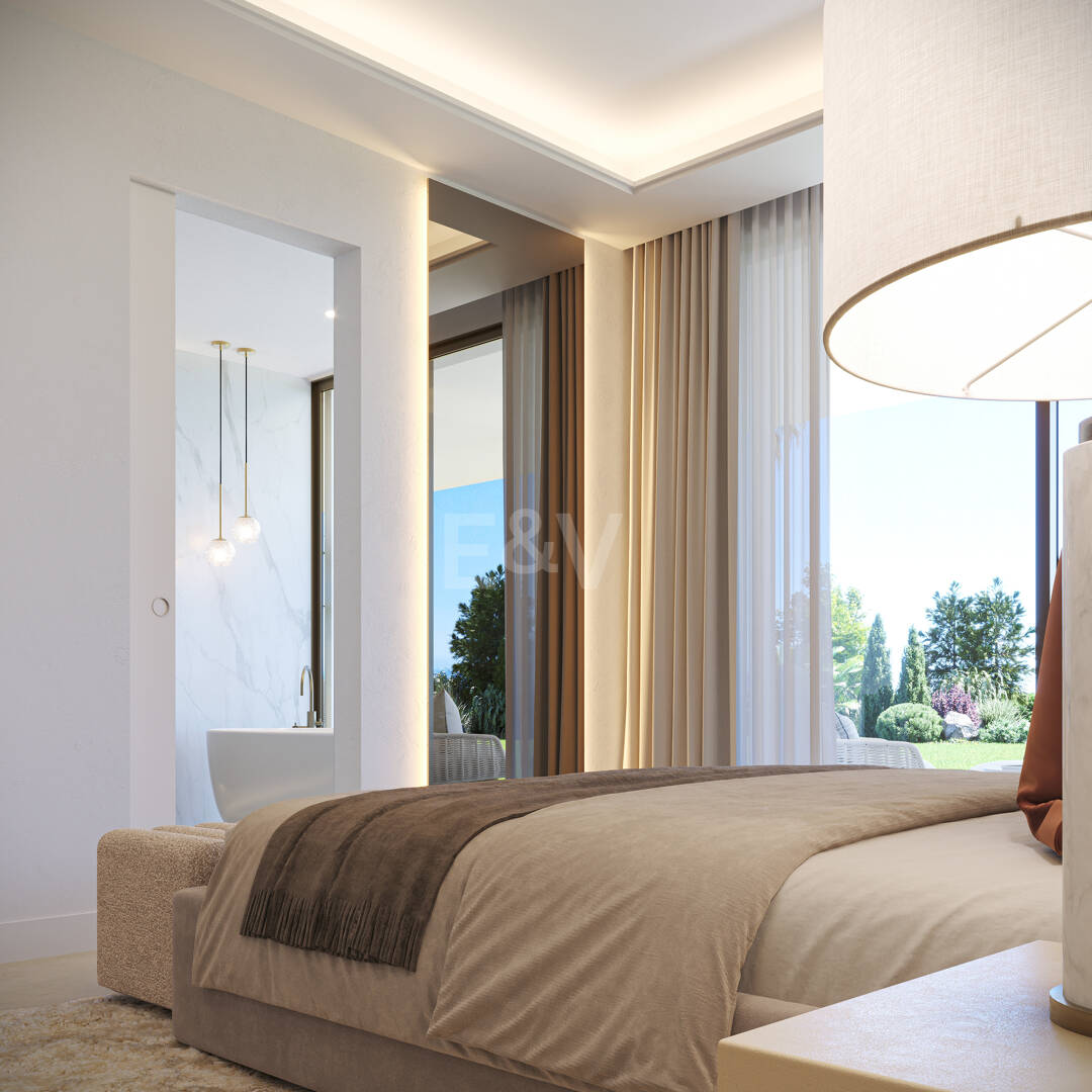 Plot in a Prime Location with Project for Modern Villa with Sea View