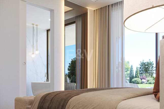 Plot in a Prime Location with Project for Modern Villa with Sea View