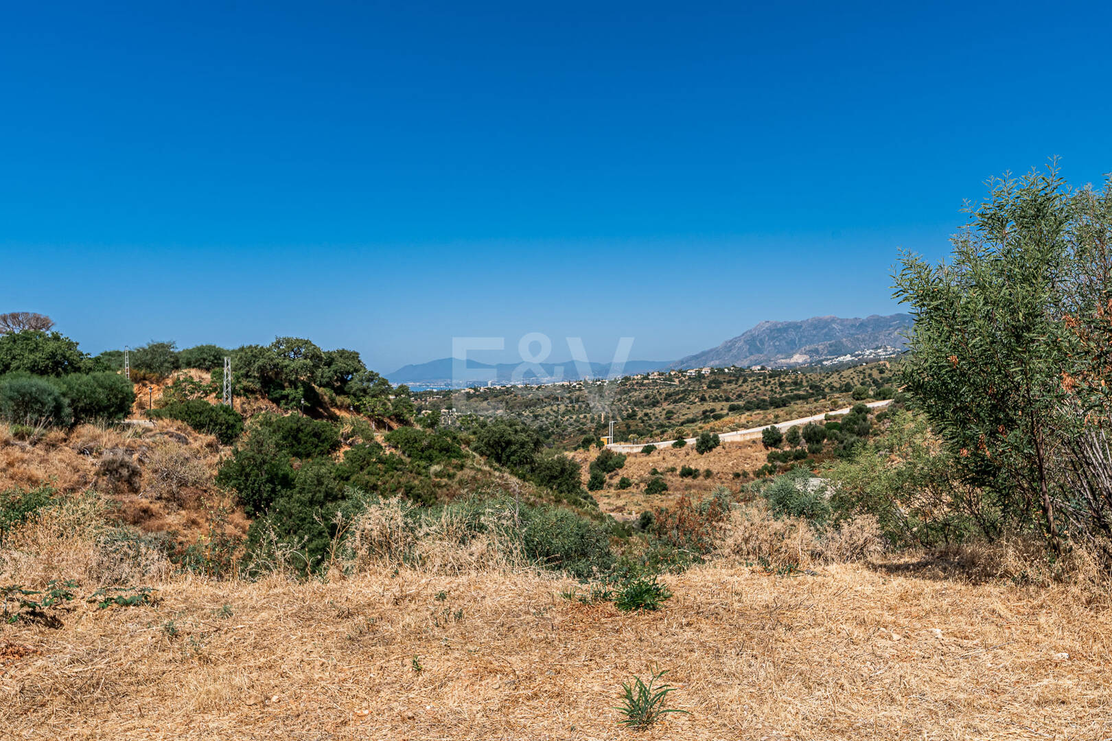 Plot in a Prime Location with Project for Modern Villa with Sea View