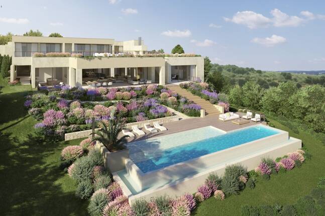 Grundstück in erster Linie im Los Flamingos Golf mit Aussicht