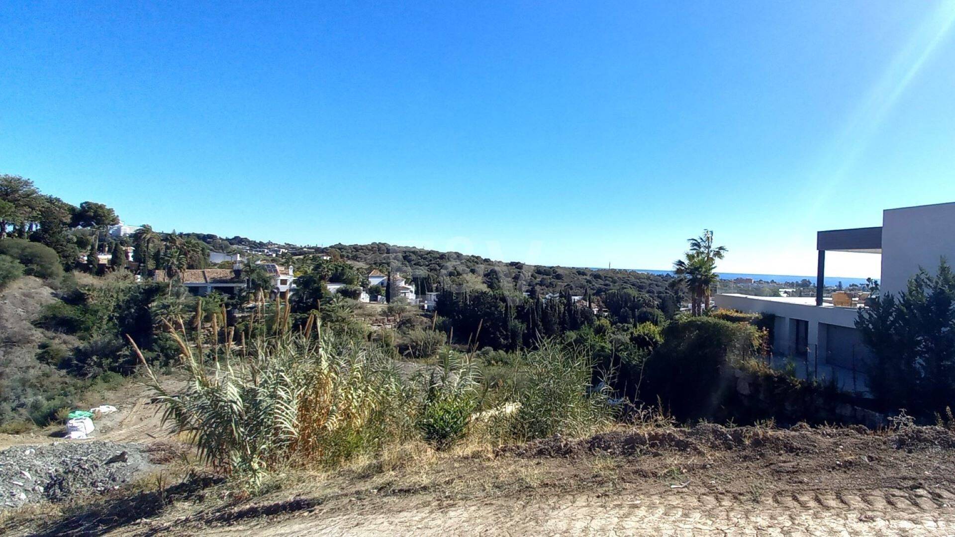 Terrain de première ligne à Los Flamingos Golf avec vue