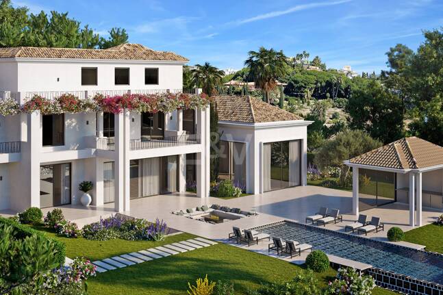 Grundstück in erster Linie im Los Flamingos Golf mit Aussicht