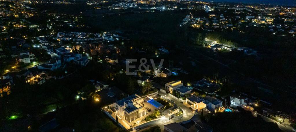 Modern Designer Villa with Panoramic Sea, Golf and Mountain Views