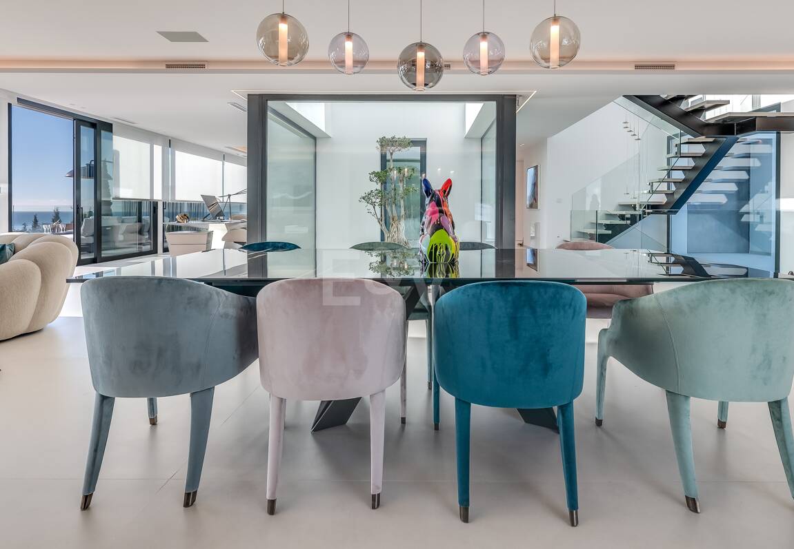 Modern Designer Villa med Panoramic Sea, Golf och Mountain Views