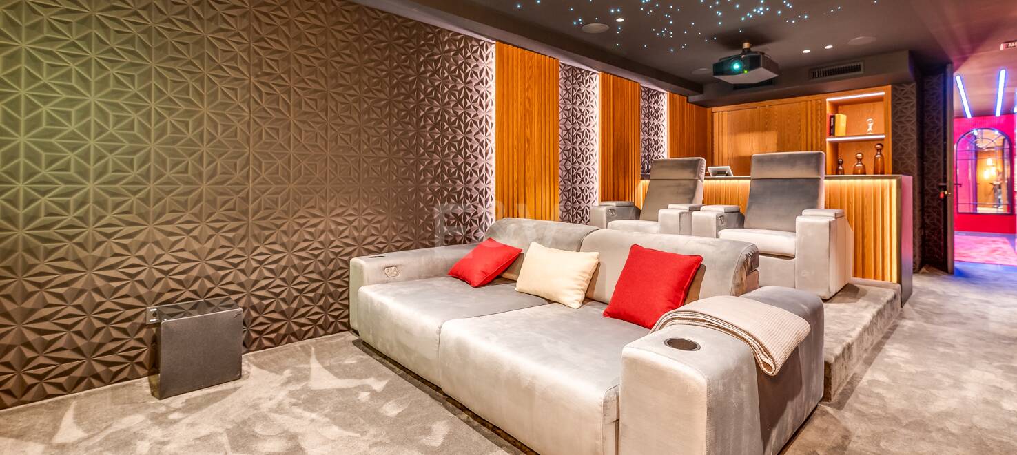 Modern Designer Villa with Panoramic Sea, Golf and Mountain Views