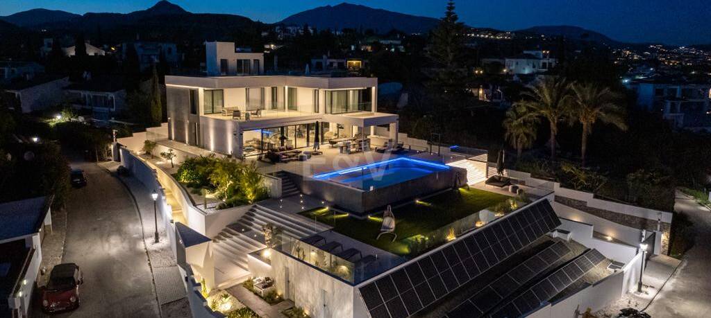 Modern Designer Villa with Panoramic Sea, Golf and Mountain Views