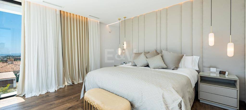 Modern Designer Villa with Panoramic Sea, Golf and Mountain Views