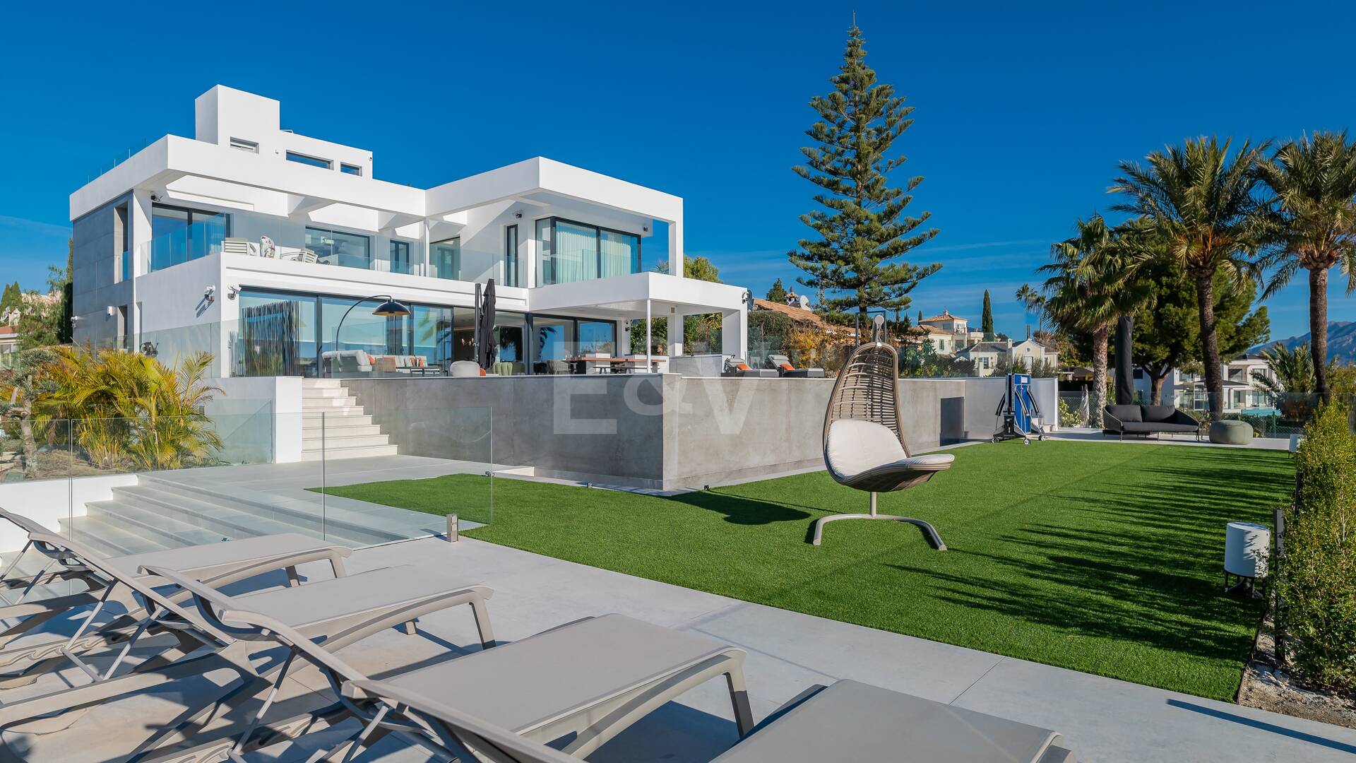 Modern Designer Villa med Panoramic Sea, Golf och Mountain Views