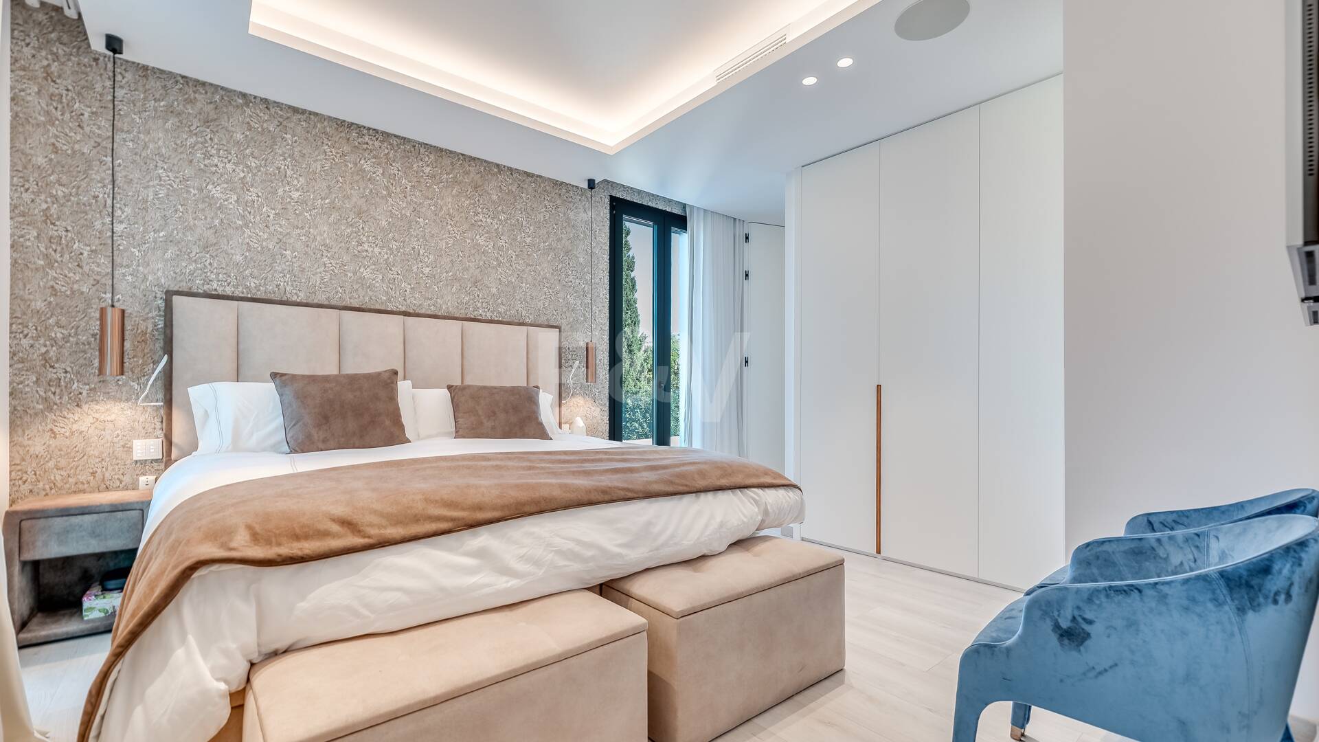 Modern Designer Villa med Panoramic Sea, Golf och Mountain Views