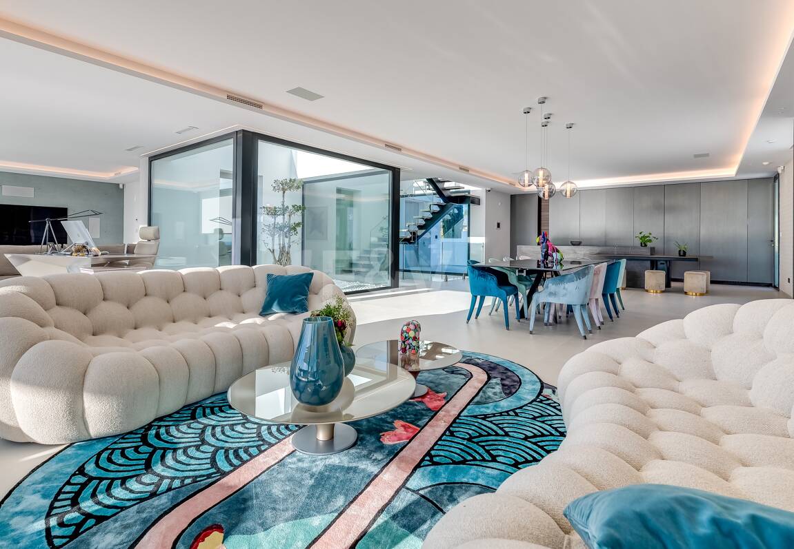 Modern Designer Villa med Panoramic Sea, Golf och Mountain Views