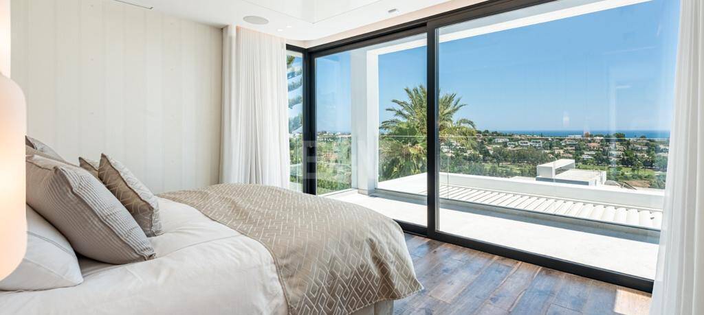 Modern Designer Villa with Panoramic Sea, Golf and Mountain Views