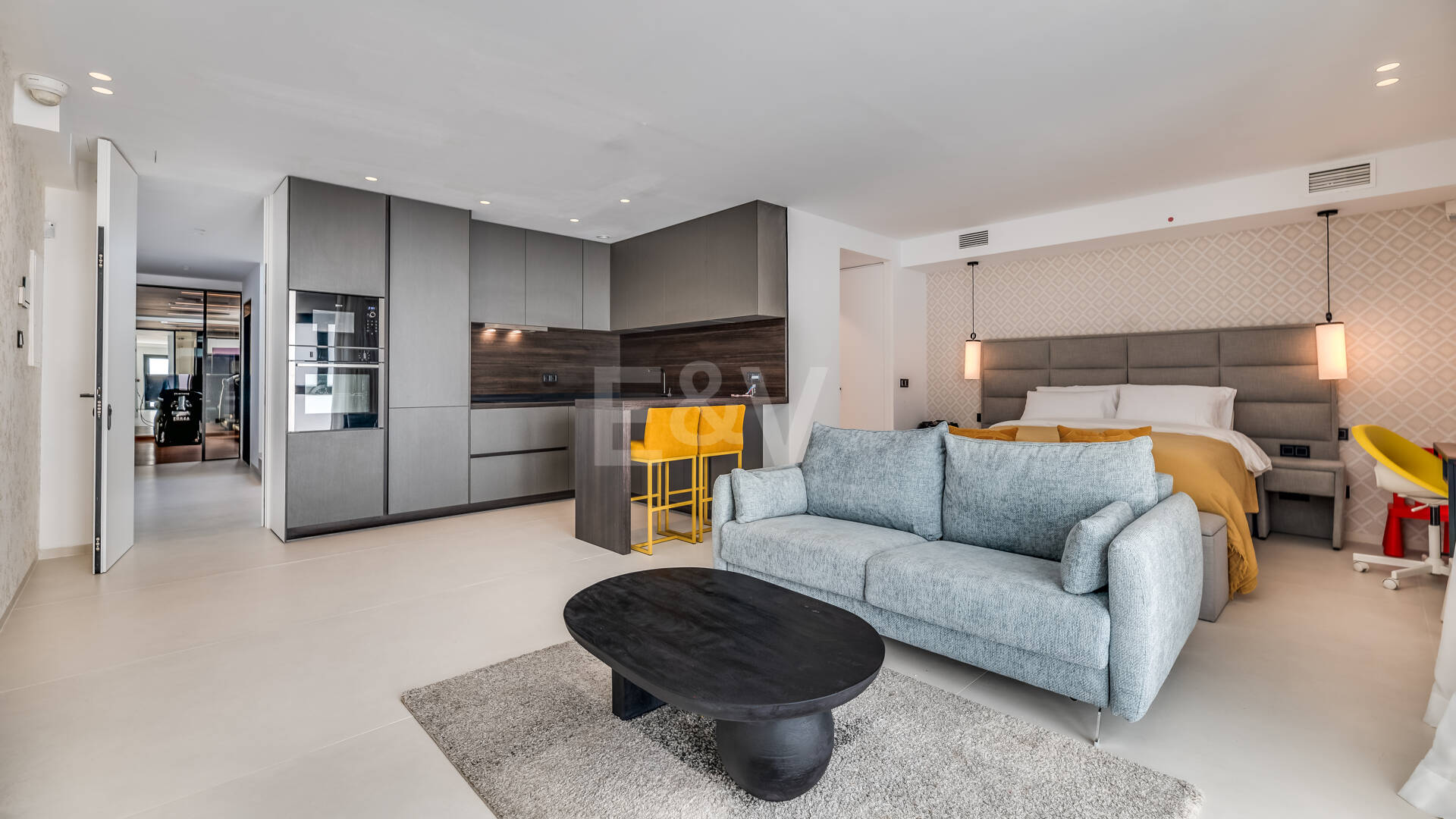 Modern Designer Villa with Panoramic Sea, Golf and Mountain Views