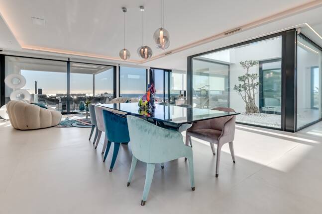 Modern Designer Villa med Panoramic Sea, Golf och Mountain Views