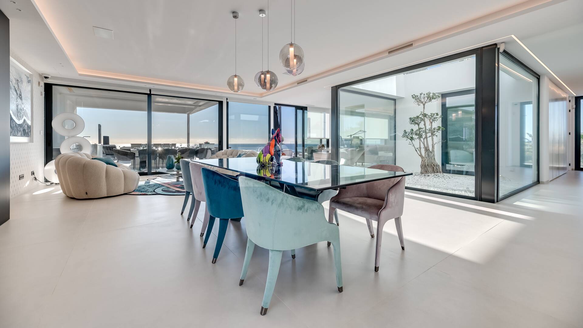 Modern Designer Villa med Panoramic Sea, Golf och Mountain Views