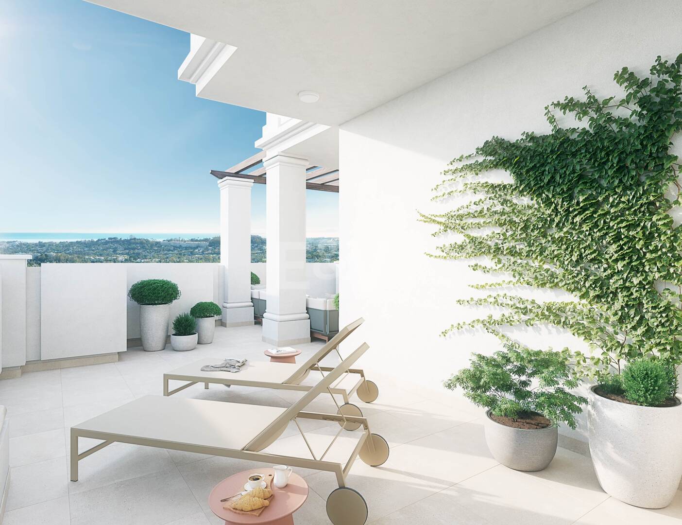 Große Wohnung in Nueva Andalucia mit geräumiger Terrasse