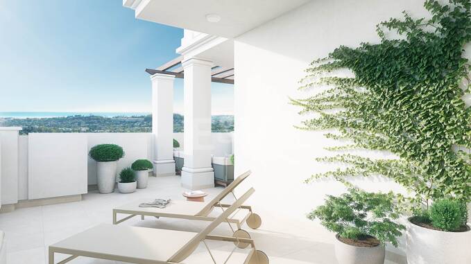 Amplio apartamento en Nueva Andalucia con gran terraza