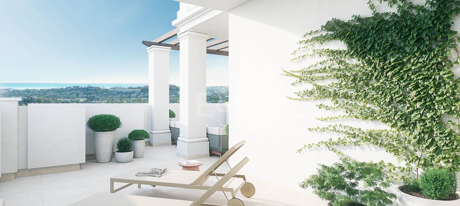 Ample apartment in Nueva Andalucia with spacious terrace