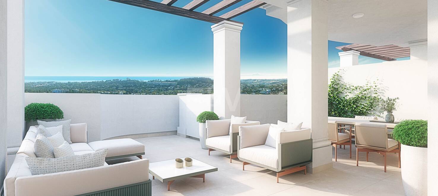 Ample apartment in Nueva Andalucia with spacious terrace