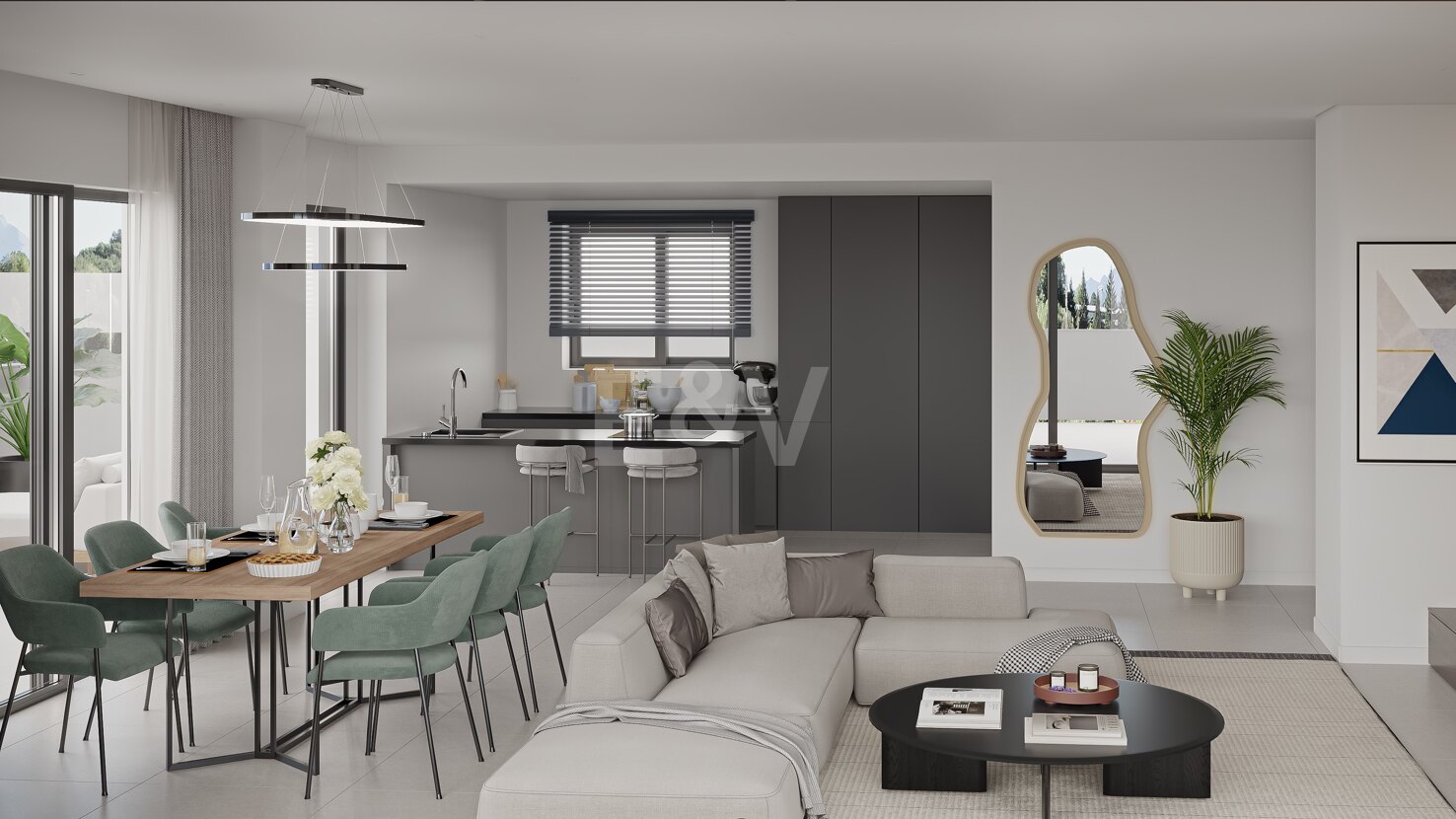 Penthouse im Neubaugebiet in Los Monteros Altos mit Meerblick
