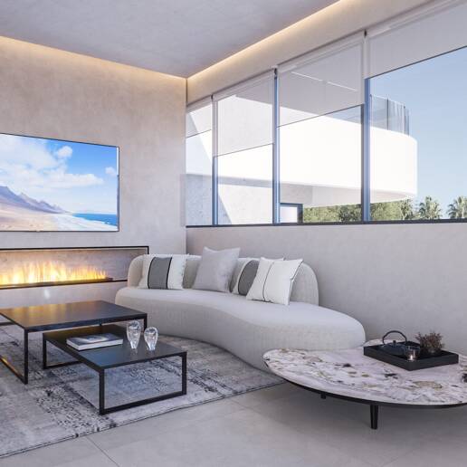 Penthouse i ny utveckling i Los Monteros Altos med havsutsikt