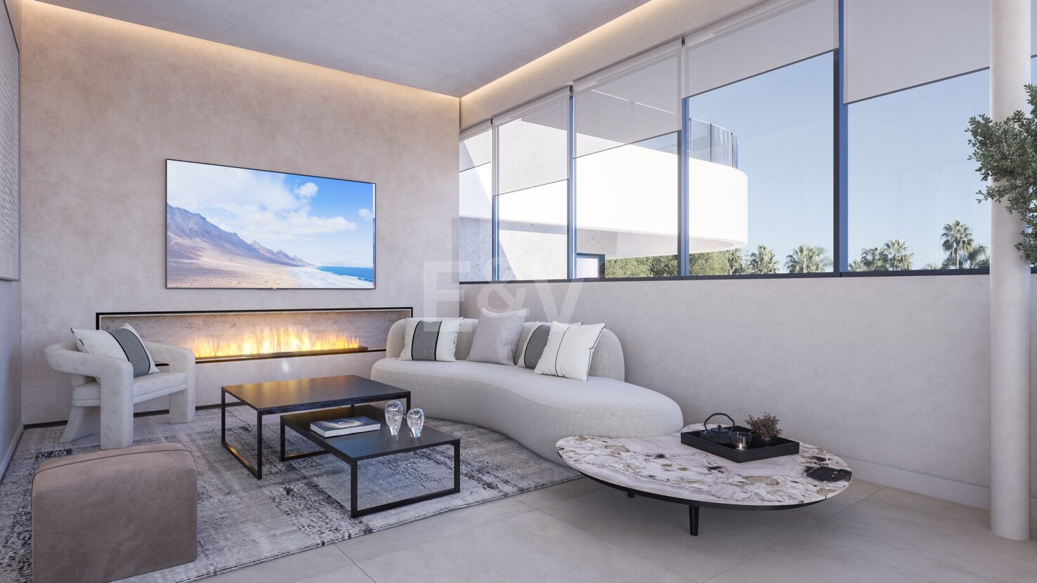 Penthouse im Neubaugebiet in Los Monteros Altos mit Meerblick