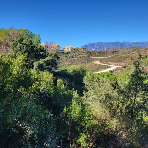Geräumiges Grundstück in Elviria mit Panoramabergblick