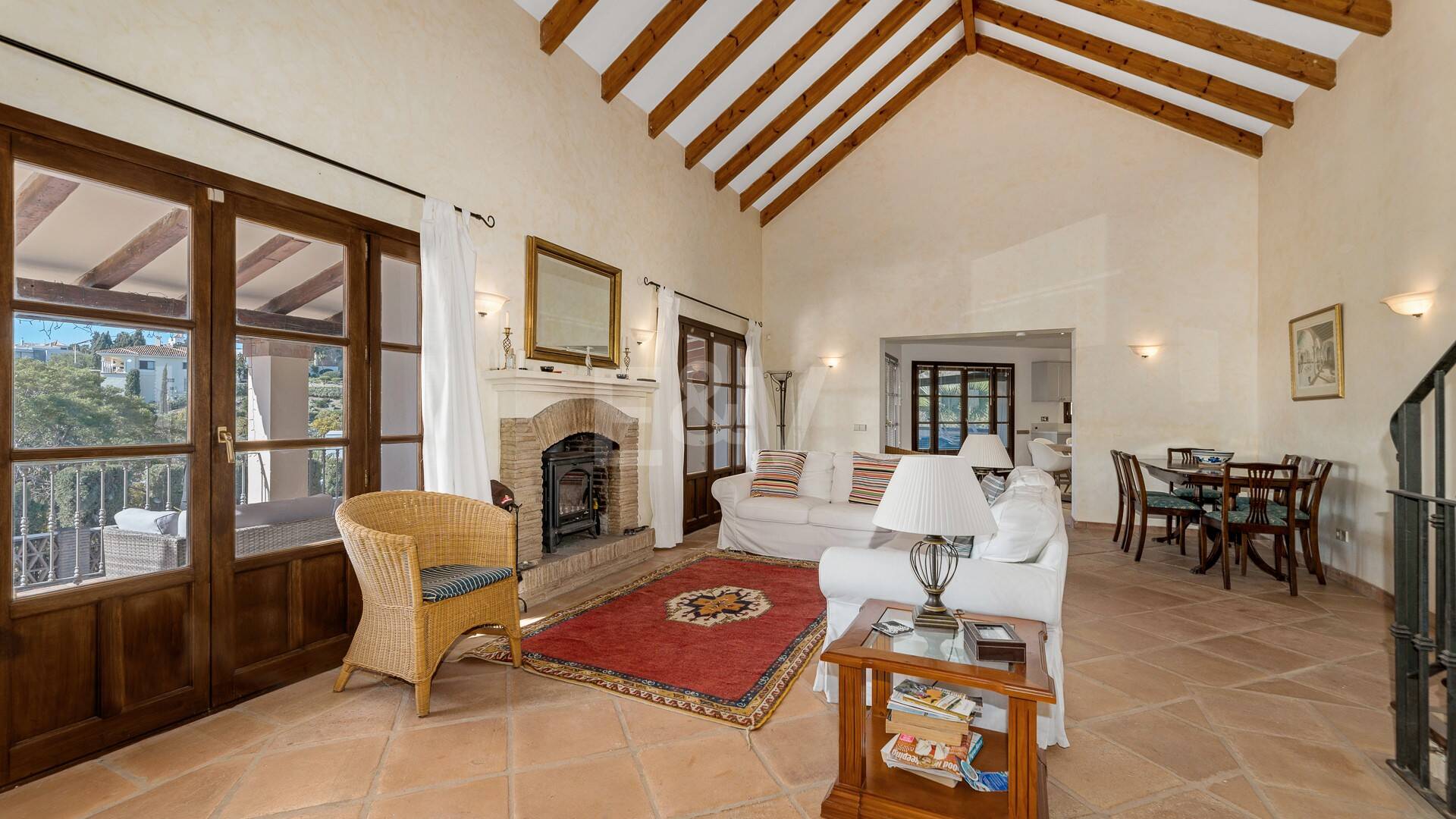 Villa de style Andalousie avec vue sur la mer à Paraiso Alto