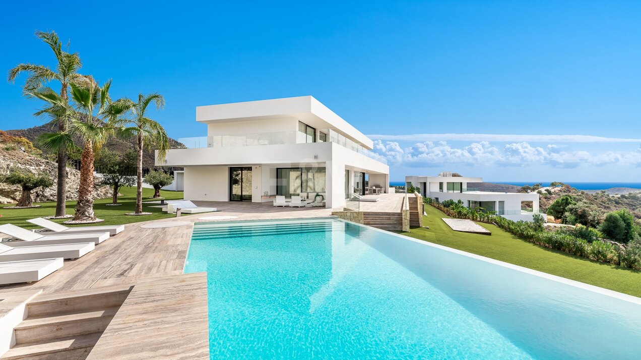 Elegante villa con vista al mar en Monte Mayor