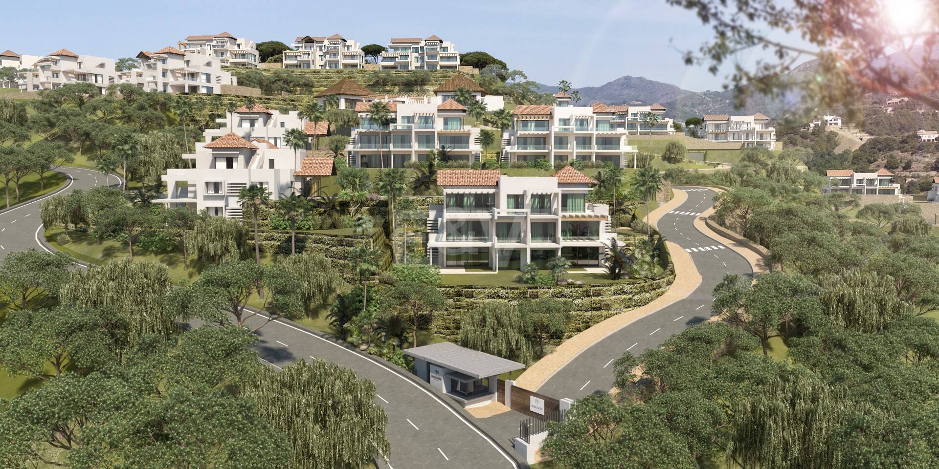 Spokojny apartament z widokiem na morze i ogród w Marbella Club Golf Resort