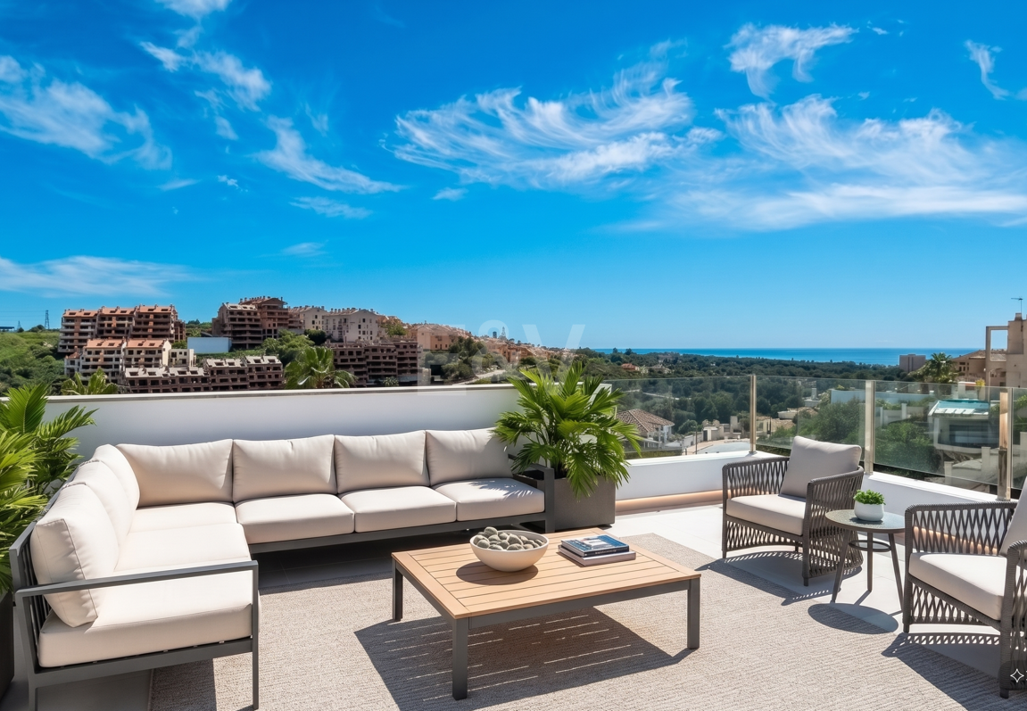 Nueva Villa Moderna con Vistas al Golf y al Mar