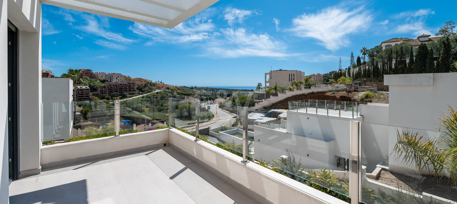 Väl prissatt modern villa i Elviria nära centrum