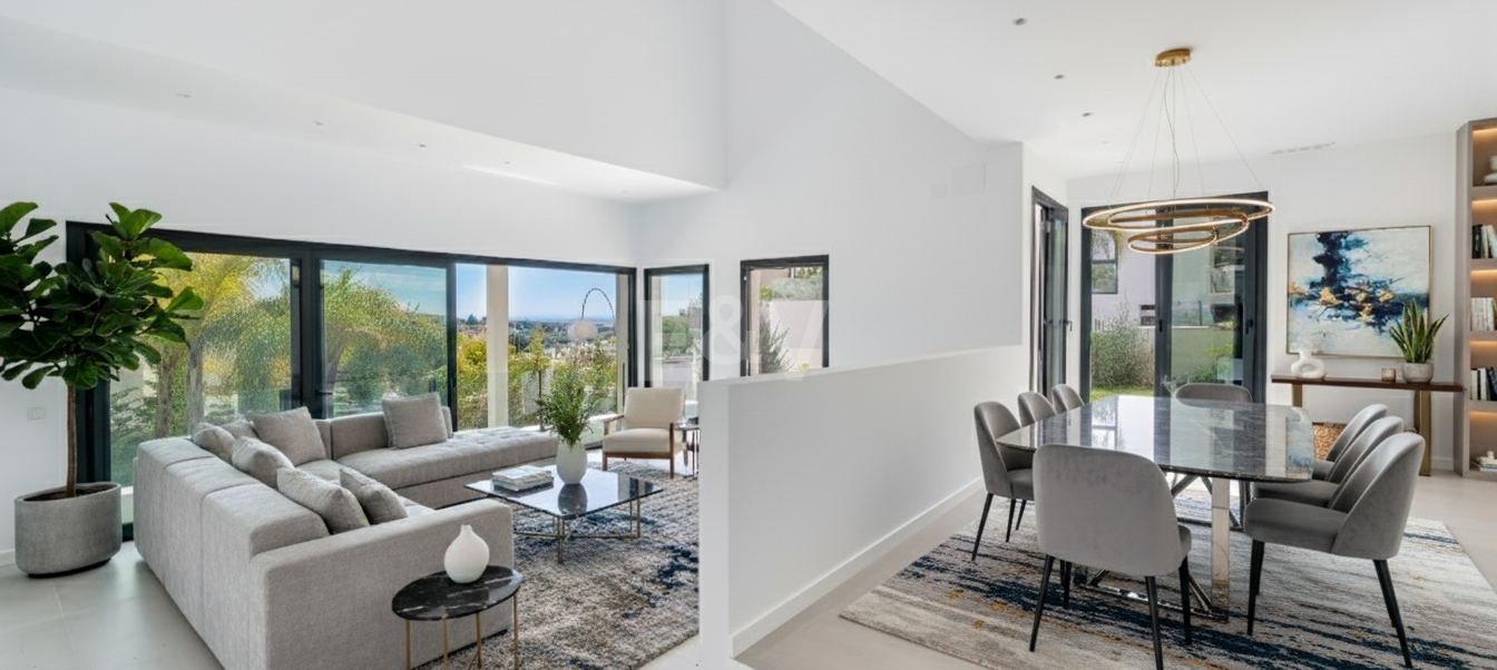 Ny modern villa med Golf och Sea Views