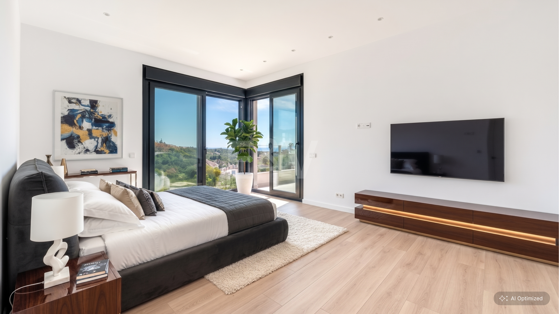 Nueva Villa Moderna con Vistas al Golf y al Mar