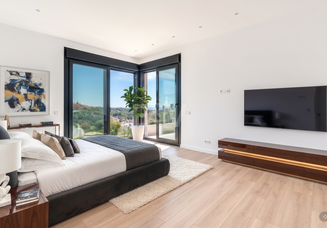 Nueva Villa Moderna con Vistas al Golf y al Mar