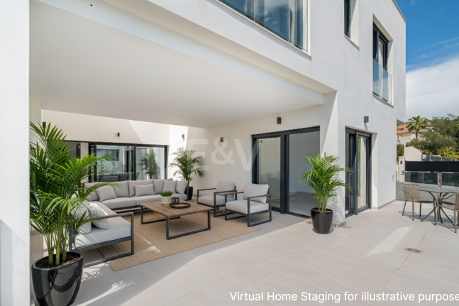 Ny modern villa med Golf och Sea Views