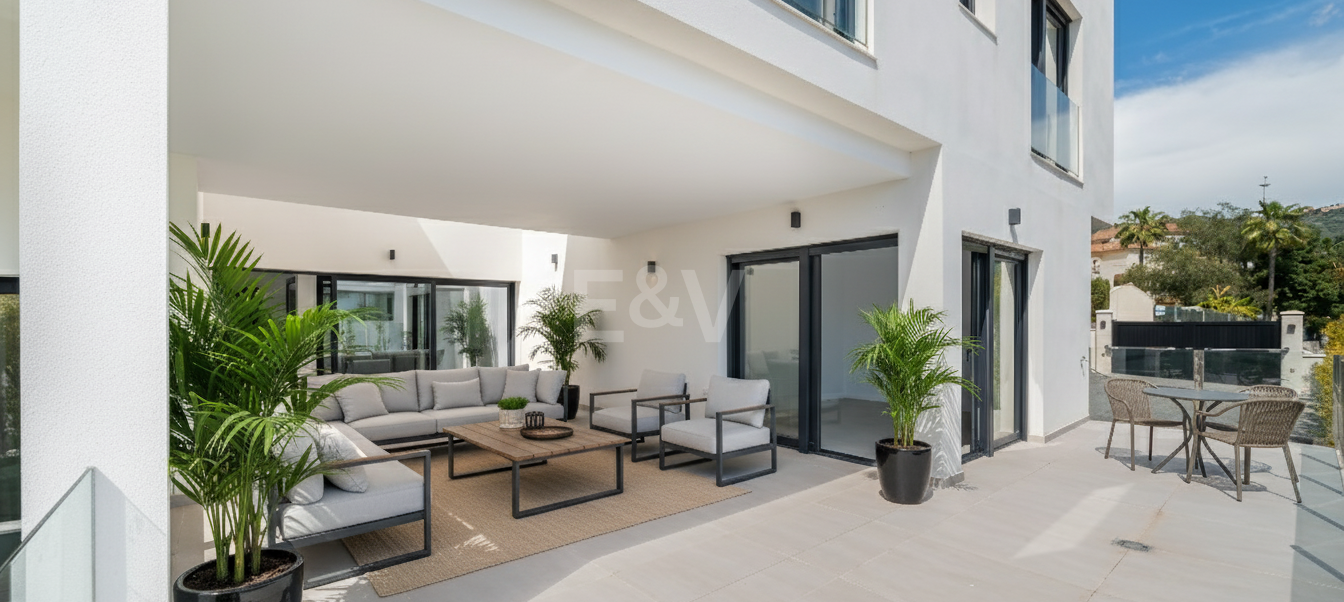 Ny modern villa med Golf och Sea Views