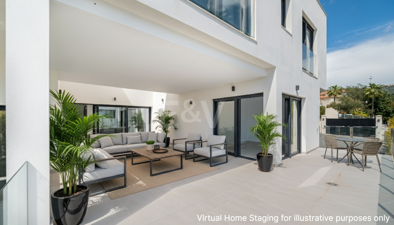 Ny modern villa med Golf och Sea Views