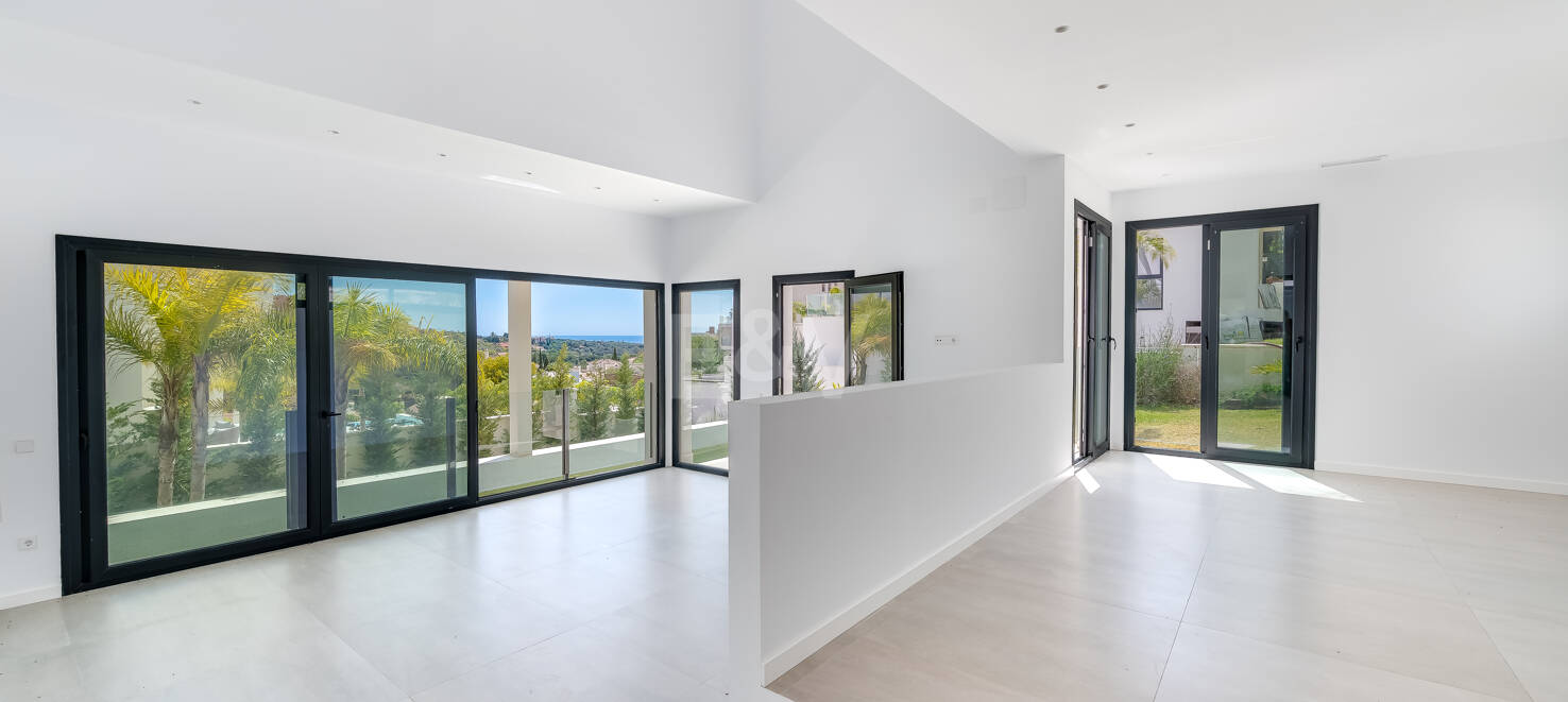 Väl prissatt modern villa i Elviria nära centrum